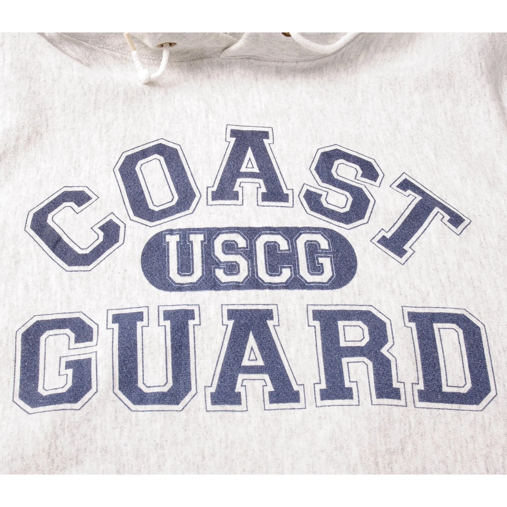 VINTAGE USCG HOODIE SWEATSHIRT SIZE LARGE MADE IN USA