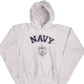 VINTAGE USN US NAVY HOODIE SWEATSHIRT SIZE SMALL MADE IN USA