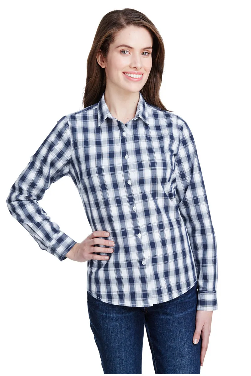 Women's Mulligan Check Long Sleeve Cotton Shirt