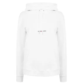 Womens Saint Laurent White Hoodie