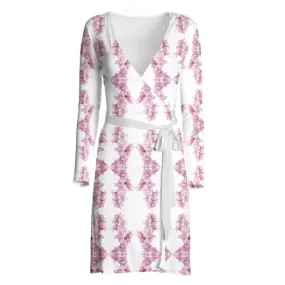 Wrap Dress - "Pink Orchid"