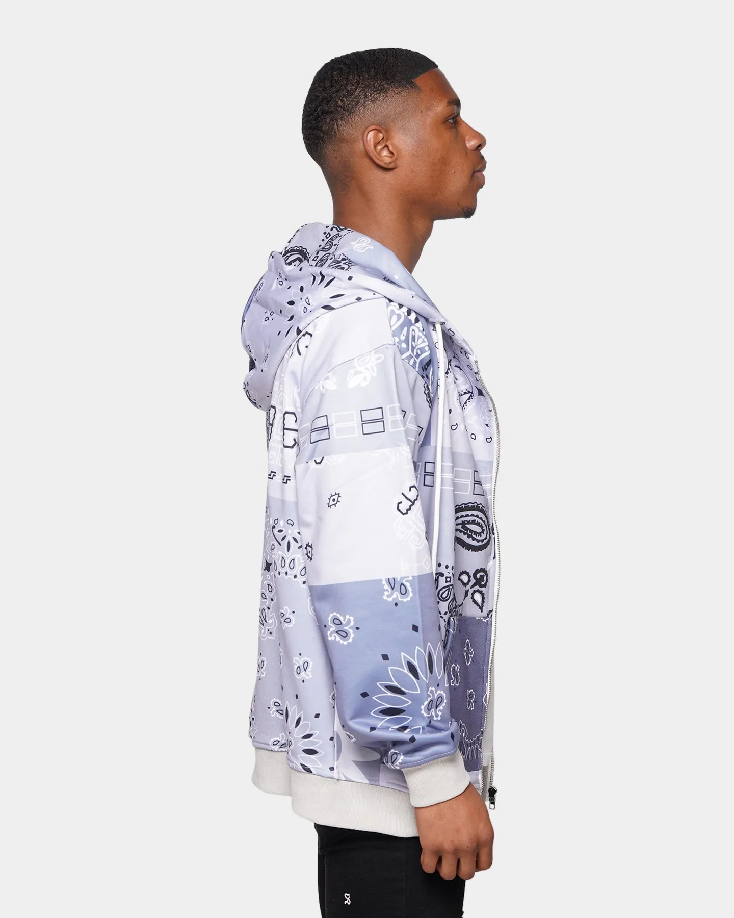 XXIII Lyon Paisley Hoodie Steel