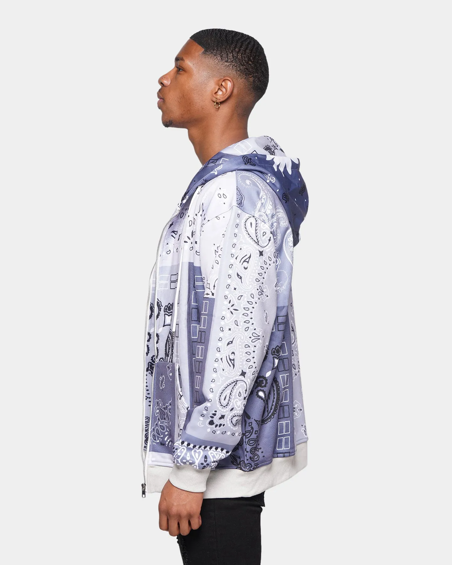 XXIII Lyon Paisley Hoodie Steel