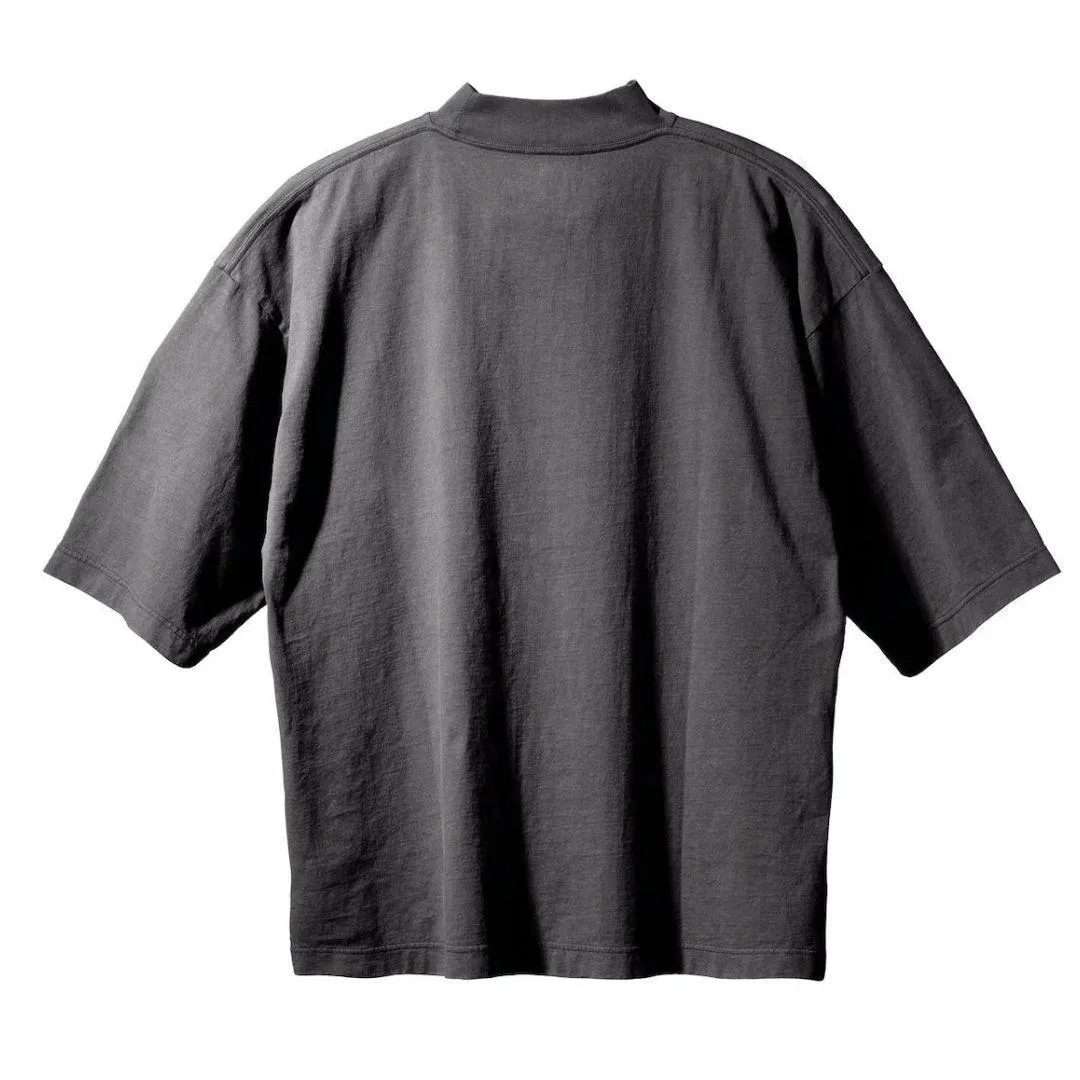 YEEZY GAP LOGO 3/4 SLEEVE TEE DARK GREY