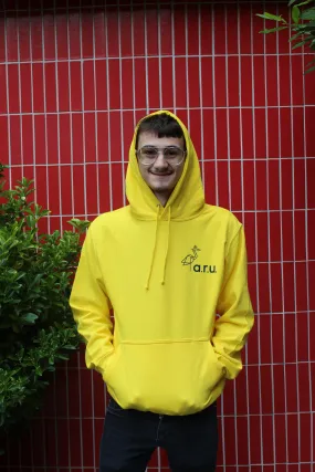 Yellow Small Heron Logo Hoodie