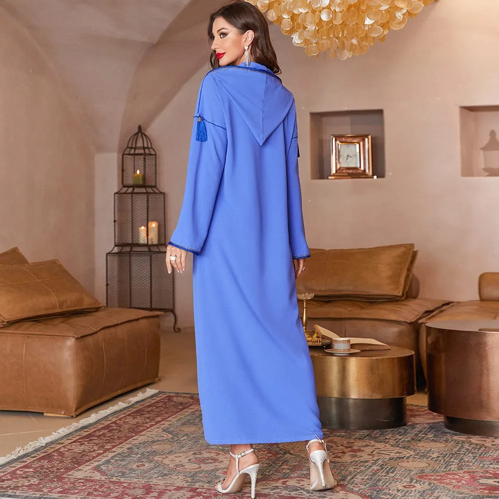 Zulema Long Sleeve Kaftan Dress | Mandala