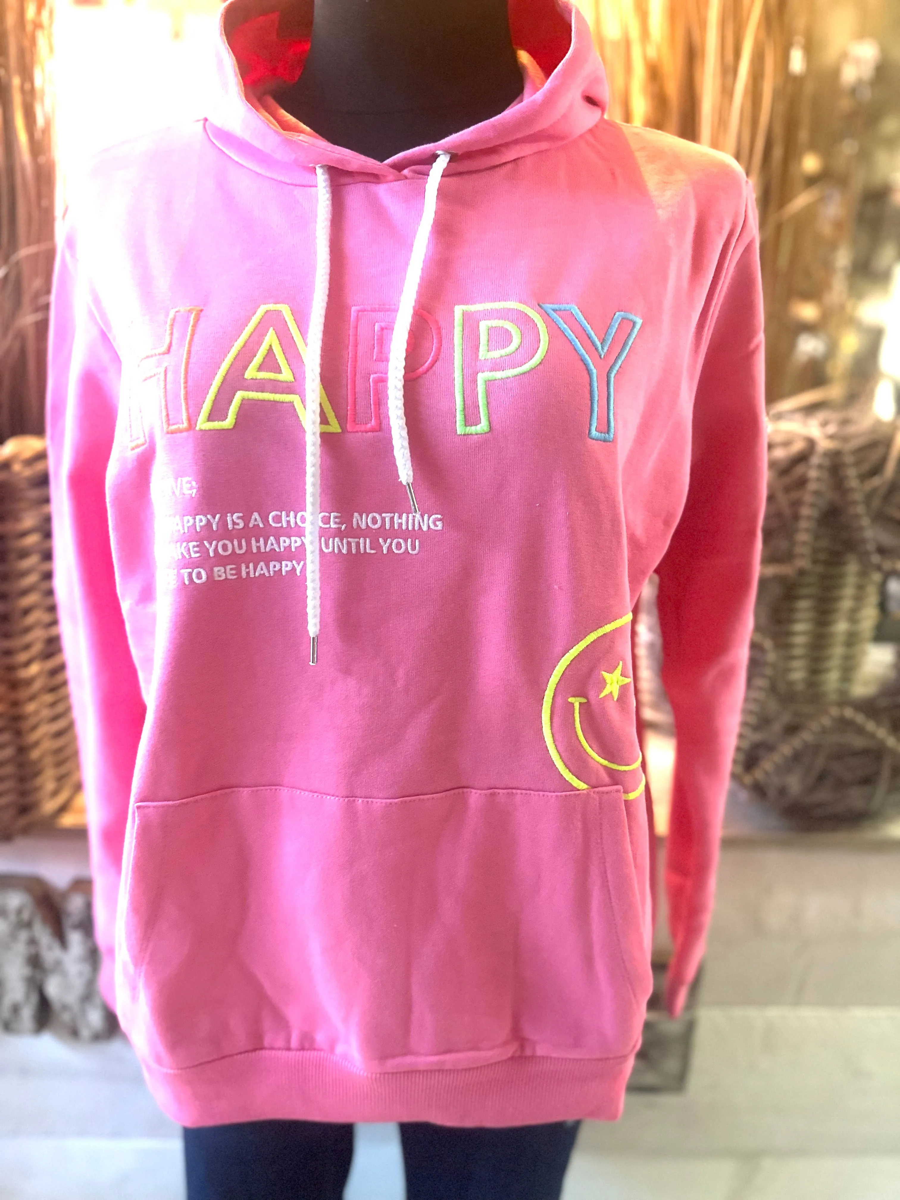 Zwillingsherz Hoodie Happy Smile